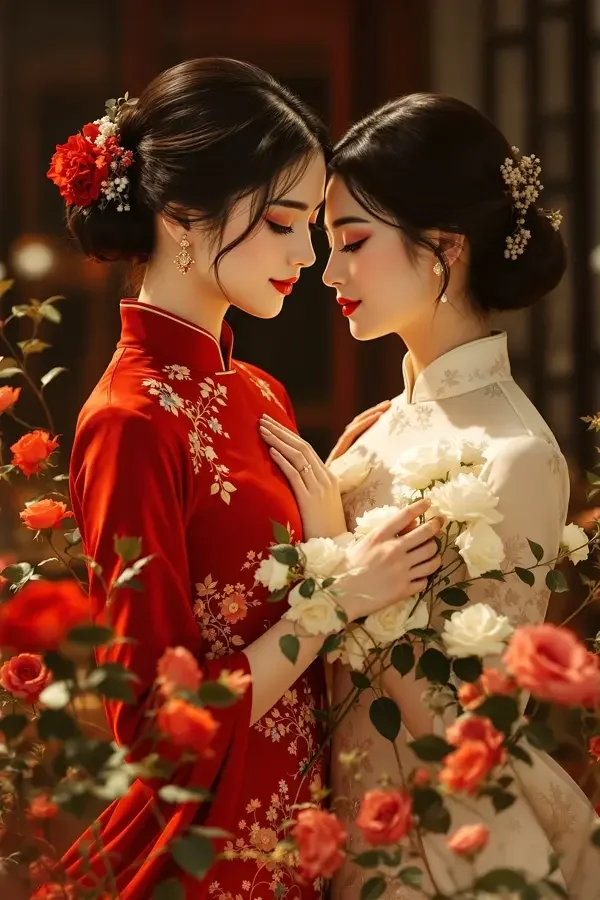 红玫瑰与白玫瑰 电影海报